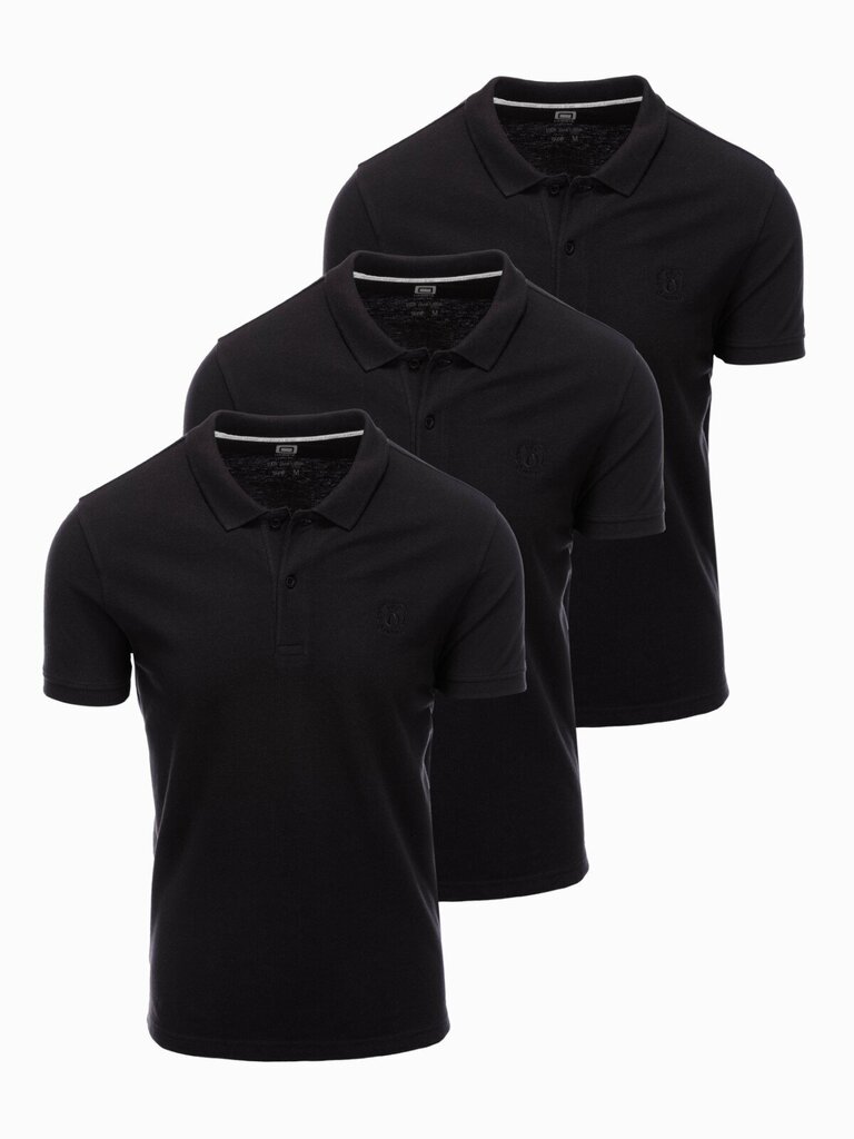T-krekls vīriešiem Ombre Clothing, melns цена и информация | Vīriešu T-krekli | 220.lv