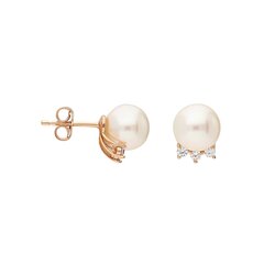 Золотые серьги с подвеской и жемчугом Gold Pearls для женщин W56243623 1000000027183 цена и информация | Серьги | 220.lv