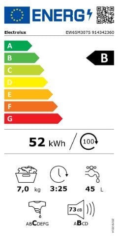 Electrolux EW6SM307S цена и информация | Veļas mašīnas | 220.lv