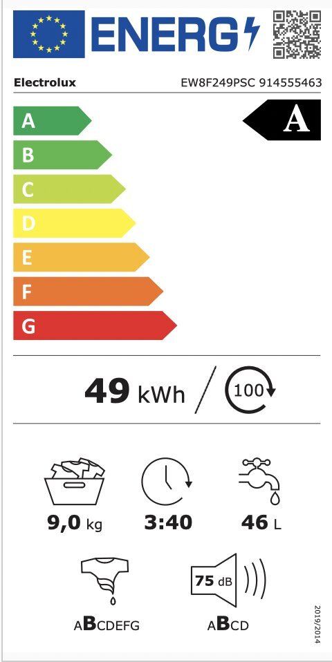 Electrolux EW8F249PS cena un informācija | Veļas mašīnas | 220.lv