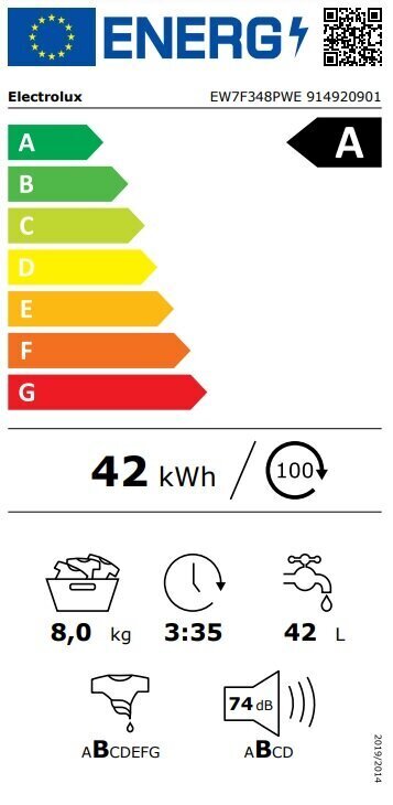 Electrolux EW7F348PWE cena un informācija | Veļas mašīnas | 220.lv