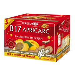 Uztura bagātinātājs ar aprikožu eļļu Terezia B17 Aprikarkas, 180 kapsulas cena un informācija | Vitamīni, preparāti, uztura bagātinātāji labsajūtai | 220.lv