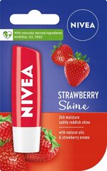 Lūpu balzāms Nivea Strawberry, 4,8 g cena un informācija | Lūpu krāsas, balzāmi, spīdumi, vazelīns | 220.lv