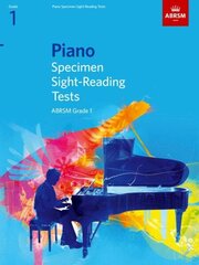 Piano Specimen Sight-Reading Tests, Grade 1, Grade 1 cena un informācija | Mākslas grāmatas | 220.lv