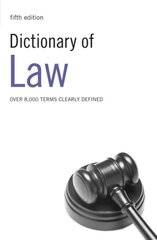 Dictionary of Law 5th edition цена и информация | Книги по экономике | 220.lv