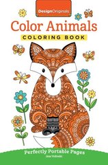 Color Animals Coloring Book: Perfectly Portable Pages цена и информация | Книги о питании и здоровом образе жизни | 220.lv