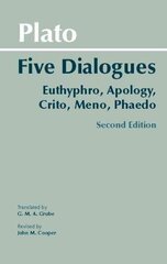 Plato: Five Dialogues: Euthyphro, Apology, Crito, Meno, Phaedo 2nd edition цена и информация | Исторические книги | 220.lv