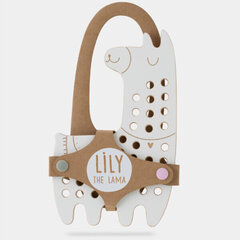 Игрушка на шнуровке Лама Лили цена и информация | Развивающие игрушки | 220.lv