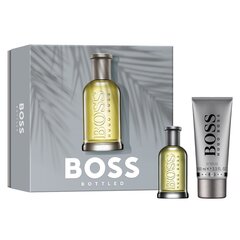 Dāvanu komplekts Hugo Boss Boss Bottled vīriešiem: tualetes ūdens EDT, 50 ml + ķermeņa losjons, 100 ml cena un informācija | Vīriešu smaržas | 220.lv