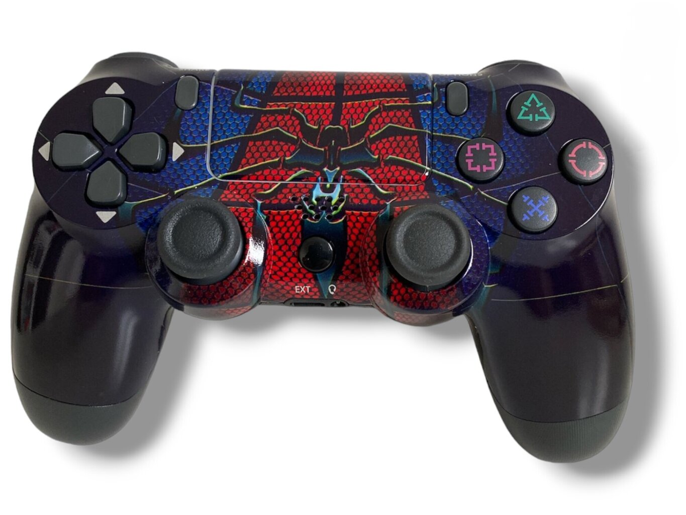 RE PlayStation 4 Doubleshock 4 V2 Wireless, Bluetooth, Spiderman melns (PS4 /PC/PS5 / Android / iOS) цена и информация | Spēļu kontrolieri | 220.lv