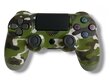 RE PlayStation 4 Doubleshock 4 V2 Wireless, Bluetooth, maskēšanās zaļš (PS4 /PC/PS5 / Android / iOS) cena un informācija | Spēļu kontrolieri | 220.lv