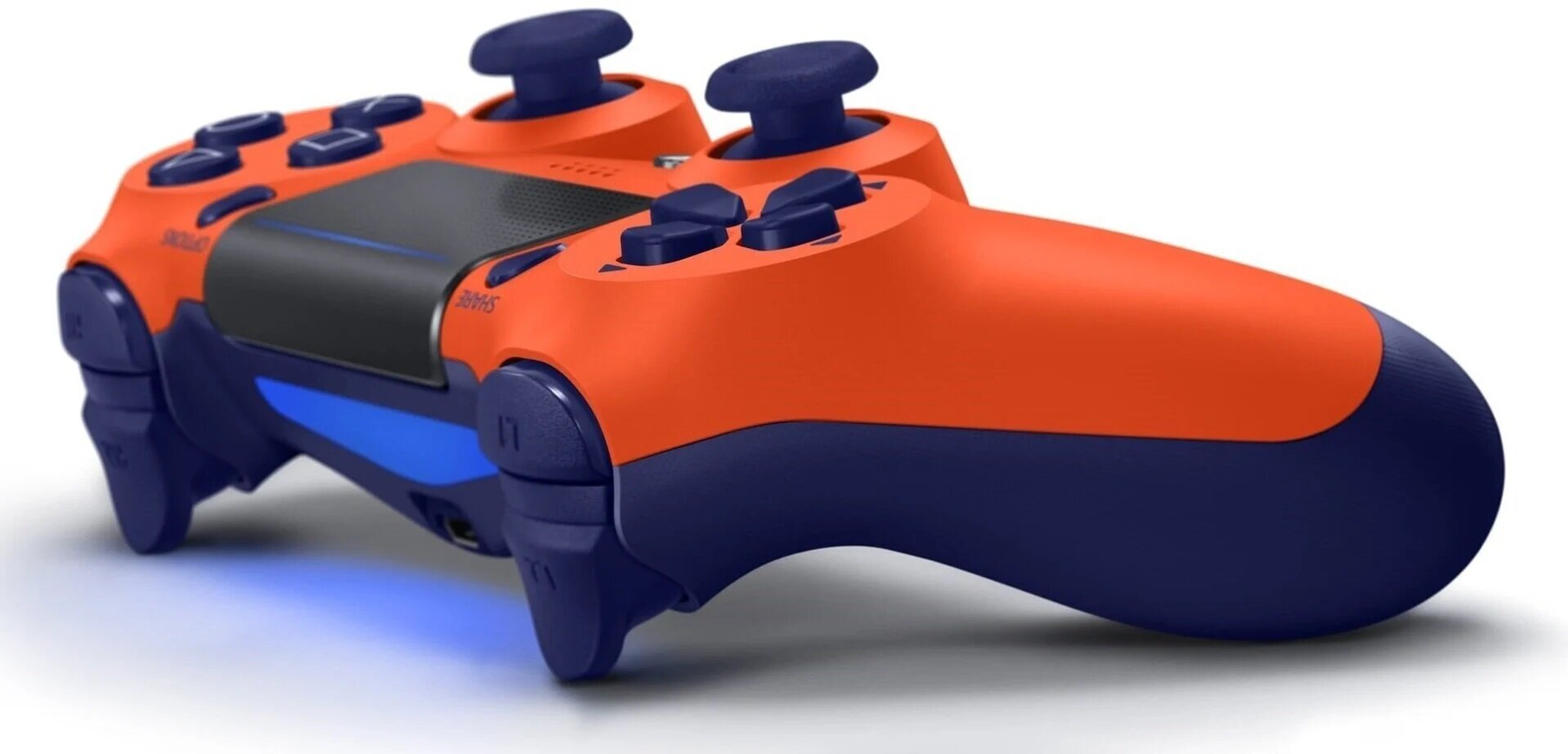 RE PlayStation 4 Doubleshock 4 V2 Wireless, Bluetooth, oranžs (PS4 /PC/PS5 / Android / iOS) cena un informācija | Spēļu kontrolieri | 220.lv