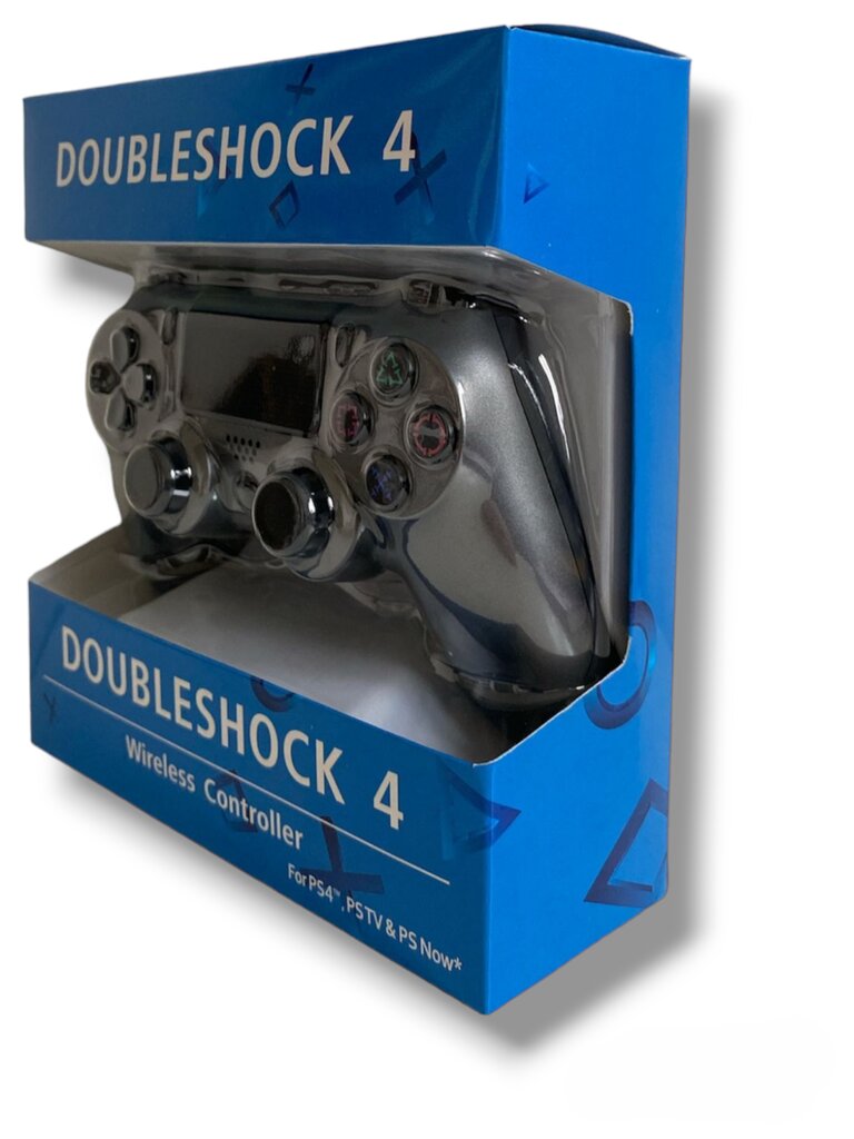 RE PlayStation 4 Doubleshock 4 V2 Wireless, Bluetooth, Tērauda melns (PS4 /PC/PS5 / Android / iOS) цена и информация | Spēļu kontrolieri | 220.lv