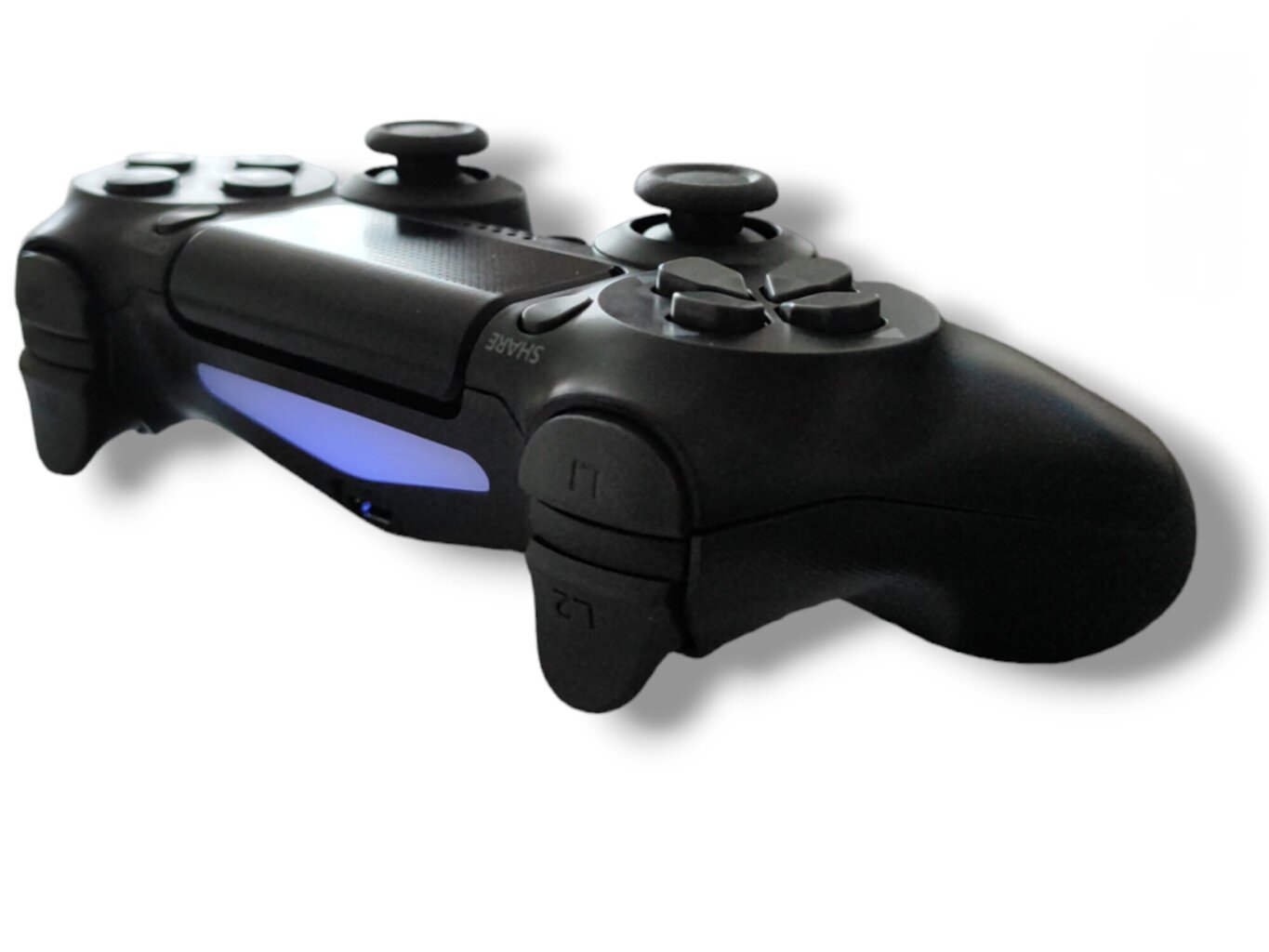 RE PlayStation 4 Doubleshock 4 V2 Wireless, Bluetooth, melns (PS4 /PC/PS5 / Android / iOS) cena un informācija | Spēļu kontrolieri | 220.lv