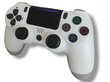 RE PlayStation 4 Doubleshock 4 V2 Wireless, Bluetooth, balts (PS4 /PC/PS5 / Android / iOS) cena un informācija | Spēļu kontrolieri | 220.lv