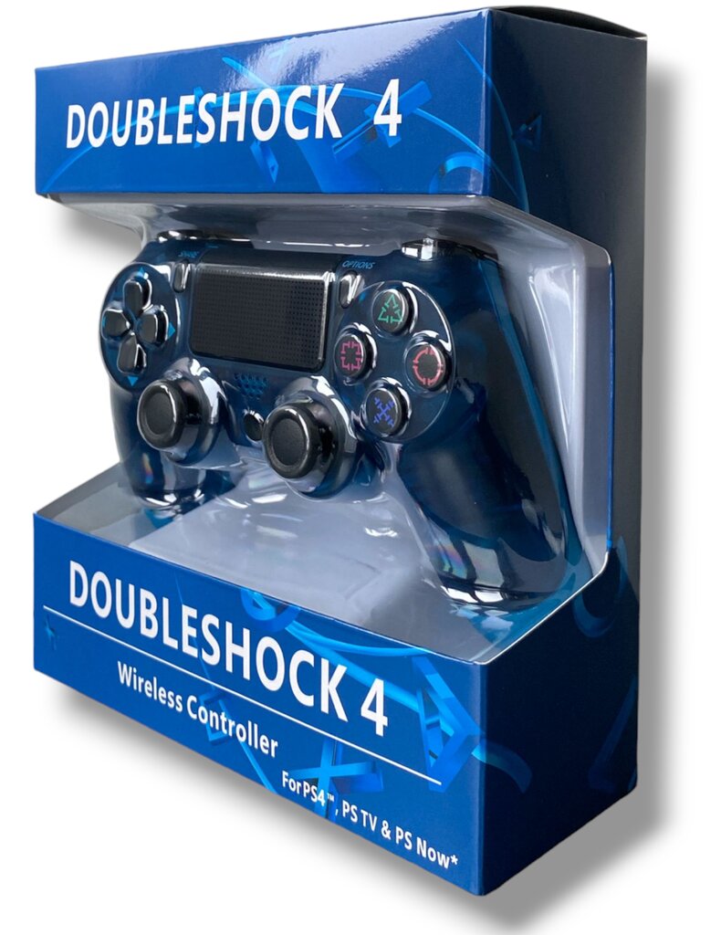 RE PlayStation 4 Doubleshock 4 V2 Wireless, Bluetooth, Clear Blue (PS4 /PC/PS5 / Android / iOS) cena un informācija | Spēļu kontrolieri | 220.lv