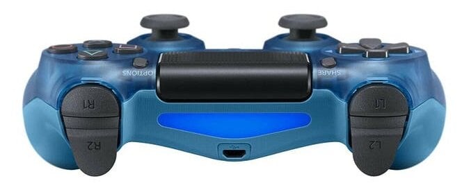 RE PlayStation 4 Doubleshock 4 V2 Wireless, Bluetooth, Clear Blue (PS4 /PC/PS5 / Android / iOS) cena un informācija | Spēļu kontrolieri | 220.lv