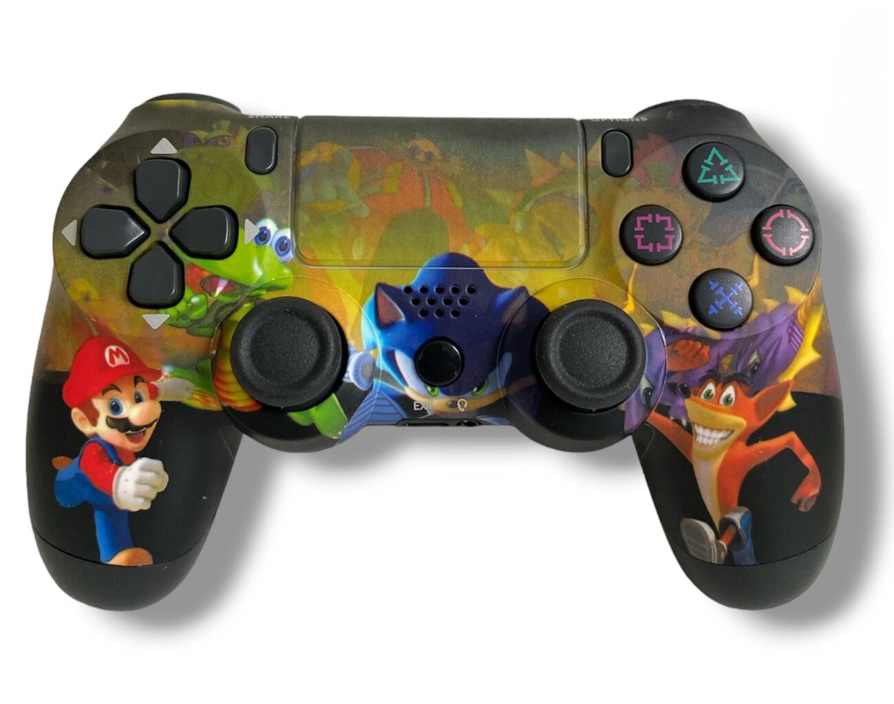 RE PlayStation 4 Doubleshock 4 V2 Wireless, Bluetooth, Mario-1 (PS4 /PC/PS5 / Android / iOS) cena un informācija | Spēļu kontrolieri | 220.lv