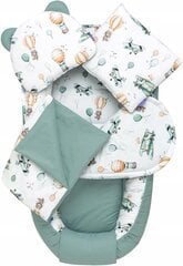 Детское гнездышко для младенца Jukki baby Cocoon, Baloon цена и информация | Детские подушки, конверты, спальники | 220.lv