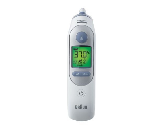 Digitālais termometrs Braun ThermoScan 7 IRT6520 цена и информация | Termometri | 220.lv