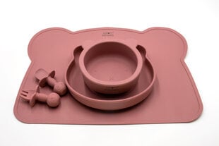 Bērnu piederumu komplekts Smart mama, rozā цена и информация | Детская посуда, контейнеры для молока и еды | 220.lv
