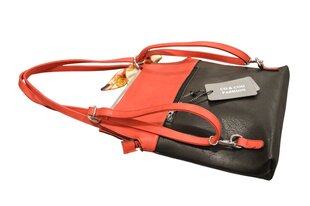 Женская сумка черная с красным цена и информация | Куинн | 220.lv