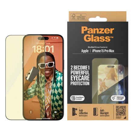 PanzerGlass Eyecare Screen Protection 2816 цена и информация | Ekrāna aizsargstikli | 220.lv