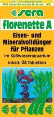 Корневая подкормка растений Sera Florenette, 24 шт. цена и информация | Аквариумы и оборудование | 220.lv