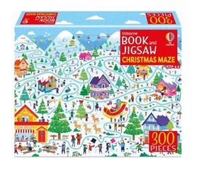 Usborne Book and Jigsaw Christmas Maze цена и информация | Книги для подростков и молодежи | 220.lv