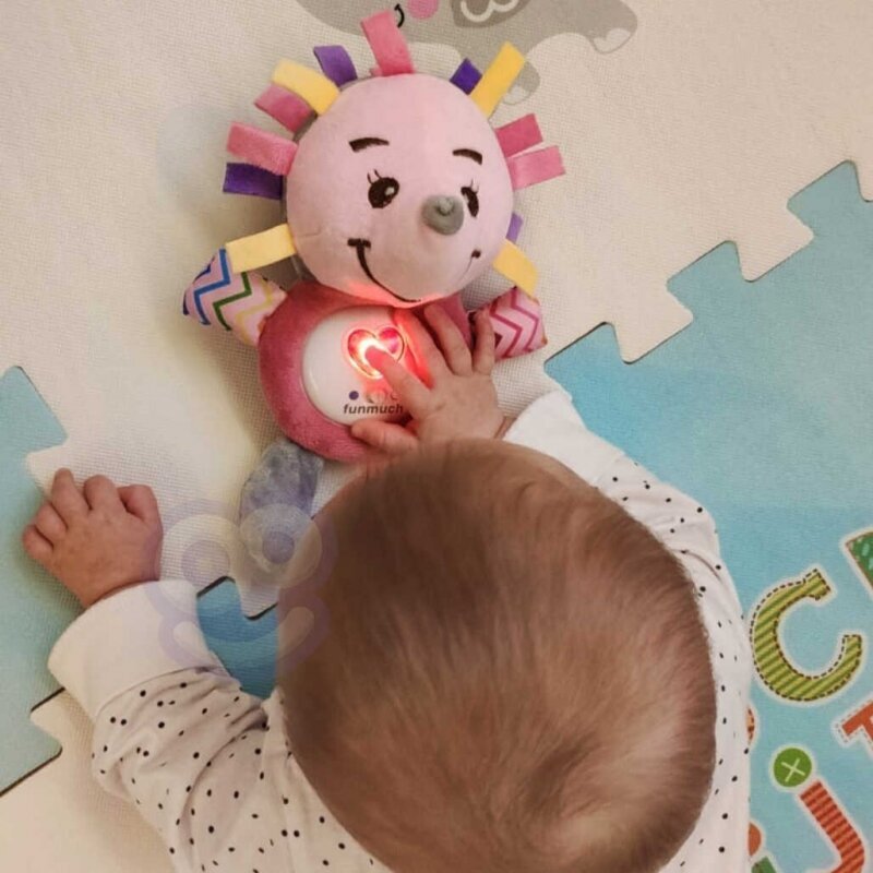 Eža rotaļlieta Woopie Cuddly Toy, rozā cena un informācija | Rotaļlietas zīdaiņiem | 220.lv