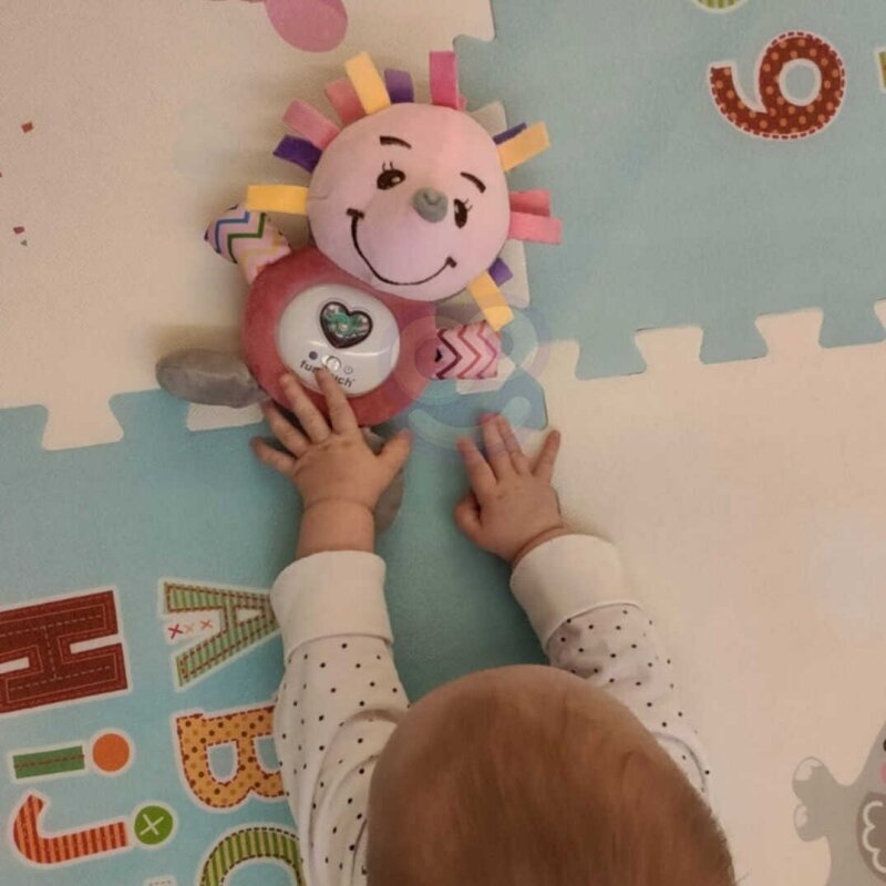 Eža rotaļlieta Woopie Cuddly Toy, rozā cena un informācija | Rotaļlietas zīdaiņiem | 220.lv