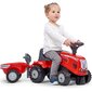 Sniega traktors ar piekabi un piederumiem Falk, sarkans цена и информация | Rotaļlietas zīdaiņiem | 220.lv