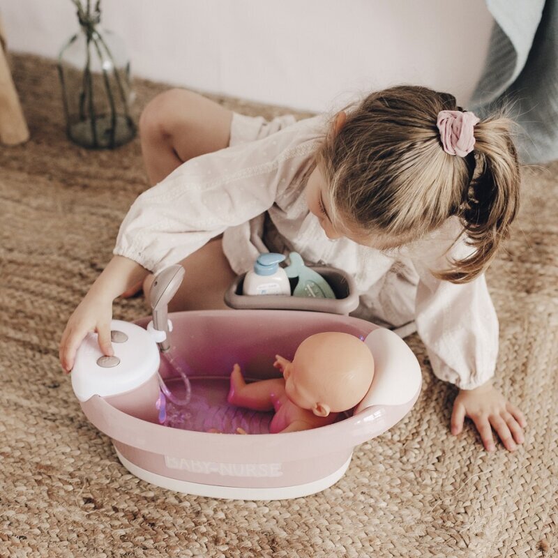 Lelles vanna Smoby, rozā cena un informācija | Rotaļlietas meitenēm | 220.lv