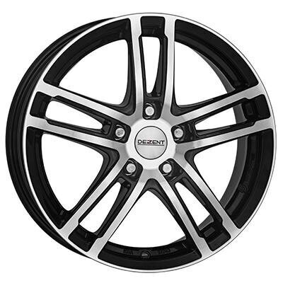 Dezent Tz Black/polished lip 8.0R19 5X112/35 70.1 cena un informācija | Lietie diski | 220.lv