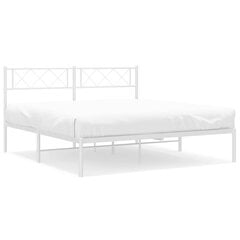Каркас для кровати, 120x200 см, белый цена и информация | Кровати | 220.lv
