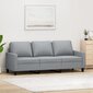 Trīsvietīgs dīvāns vidaXL, 180 cm, pelēks цена и информация | Dīvāni | 220.lv