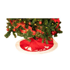 Ziemassvētku eglīšu statīva vāks, 100 cm cena un informācija | Ziemassvētku dekorācijas | 220.lv