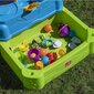 Ūdens galds ar lietussargu Step2, zils un zaļš, 18+ mēn. cena un informācija | Ūdens, smilšu un pludmales rotaļlietas | 220.lv