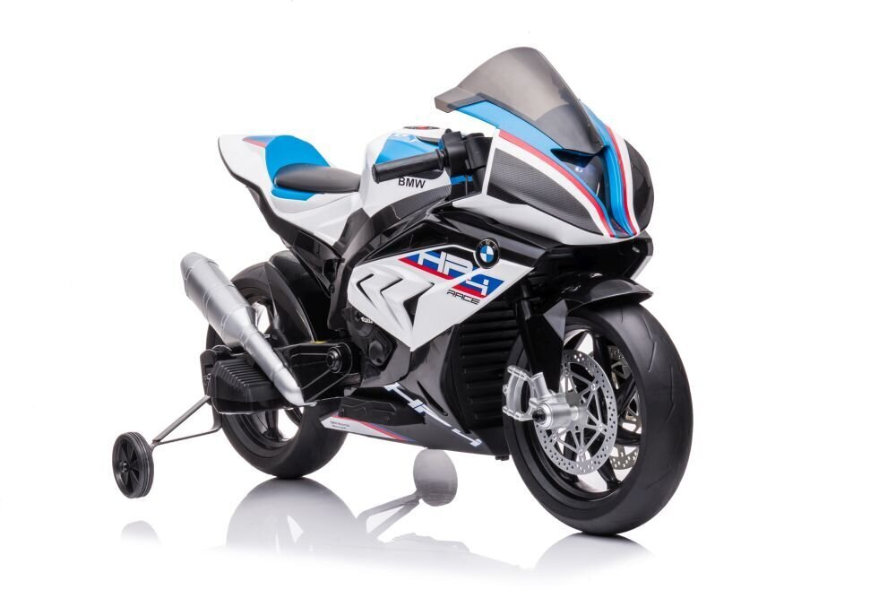 Elektriskais motocikls BMW HP4, balts cena un informācija | Bērnu elektroauto | 220.lv