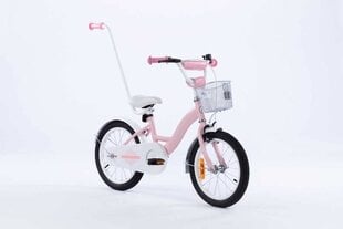 Meiteņu velosipēds TomaBike, 16 collu, rozā krāsā cena un informācija | Velosipēdi | 220.lv