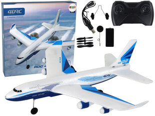 Модель самолета 4D-G2 на дистанционном управлении со световыми эффектами, белый цена и информация | Игрушки для мальчиков | 220.lv
