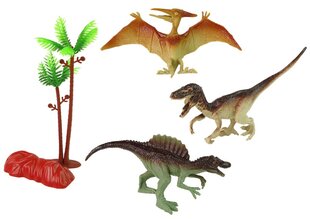Dinozauru figūriņu komplekts ar piederumiem 8 gab. cena un informācija | Rotaļlietas zēniem | 220.lv
