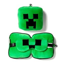 Resteazzz Minecraft Creeper ceļojumu spilvena acu maska cena un informācija | Autokrēsliņu aksesuāri | 220.lv