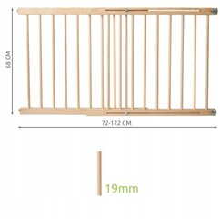 Aizsargžogs Iso Trade, koka, 72-122 cm цена и информация | Лежаки, домики | 220.lv