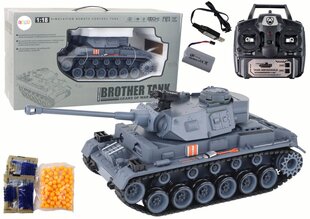 Tālvadības pults vadāma tanks ar piederumiem Lean Toys цена и информация | Игрушки для мальчиков | 220.lv