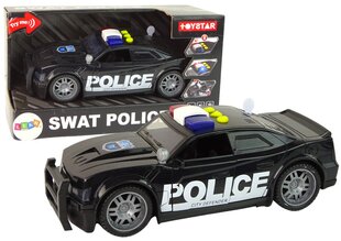 Rotaļlietu policijas automašīna Lean Toys, melna cena un informācija | Rotaļlietas zēniem | 220.lv