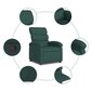 Atpūtas krēsls, zaļš cena un informācija | Atpūtas krēsli | 220.lv