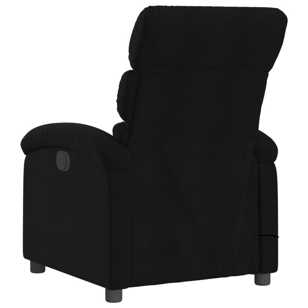 Masāžas krēsls vidaXL, melns цена и информация | Atpūtas krēsli | 220.lv