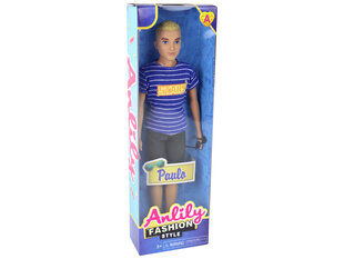 Кукла - мальчик в рубашке Paulo цена и информация | Игрушки для девочек | 220.lv