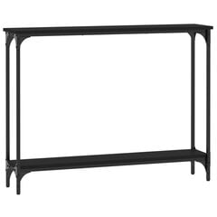 Konsoles galdiņš vidaXL, 100x22,5x75 cm, melns cena un informācija | Konsoles galdiņi | 220.lv